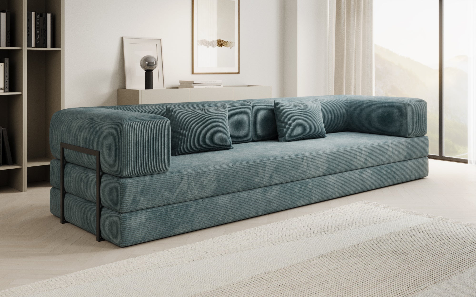 Luxuriöser Cord-Ersatzbezug für Lazy Sofa-Serie – Weich, Strapazierfähig, Stilvoll & Perfekt Passend