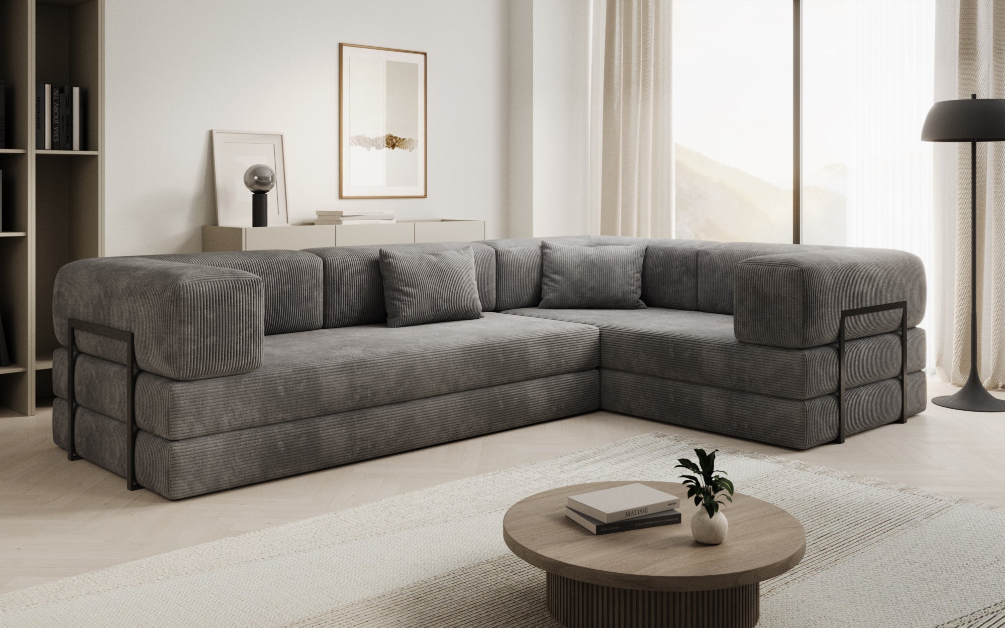 Luxuriöser Cord-Ersatzbezug für Lazy Sofa-Serie – Weich, Strapazierfähig, Stilvoll & Perfekt Passend