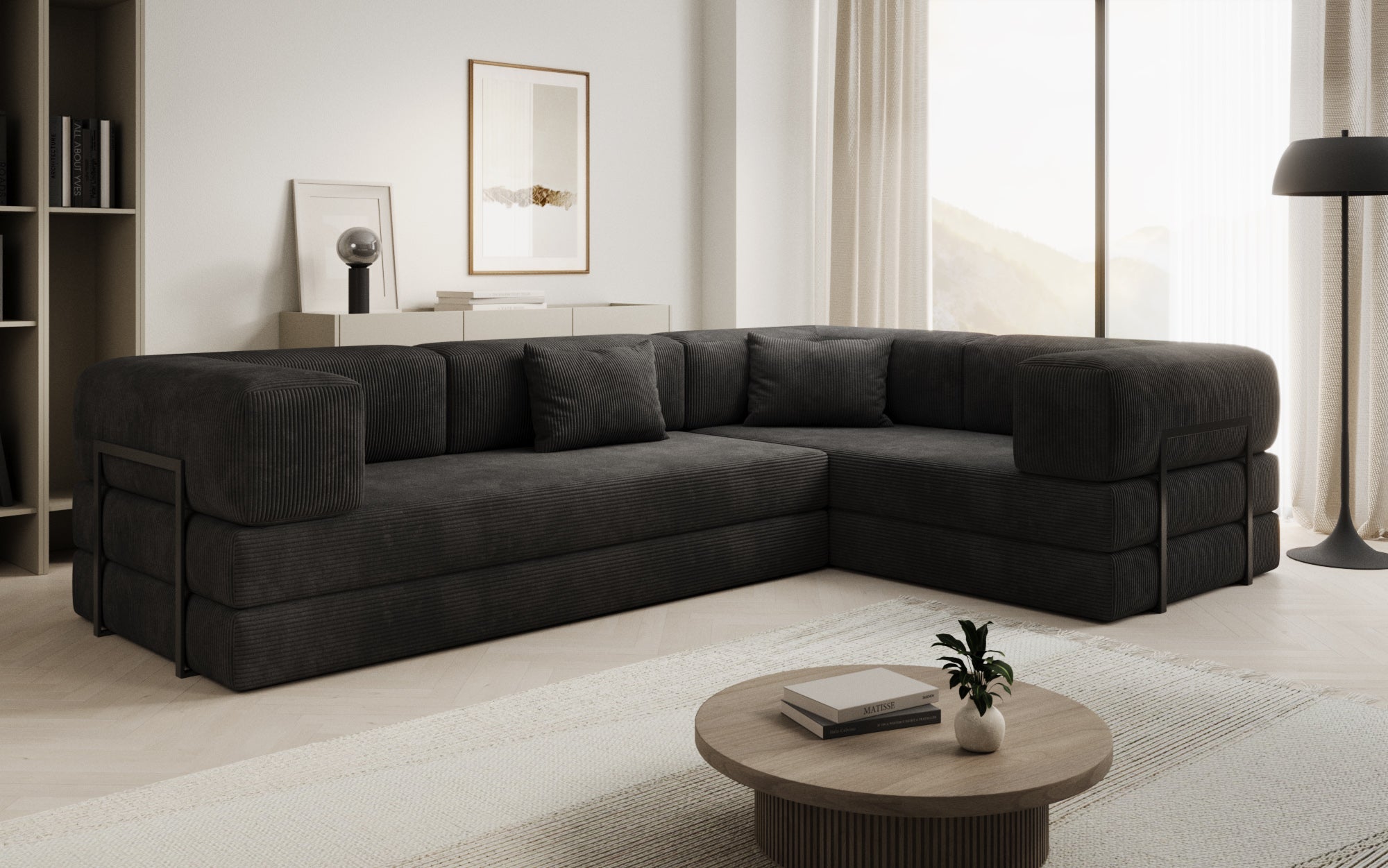 Luxuriöser Cord-Ersatzbezug für Lazy Sofa-Serie – Weich, Strapazierfähig, Stilvoll & Perfekt Passend