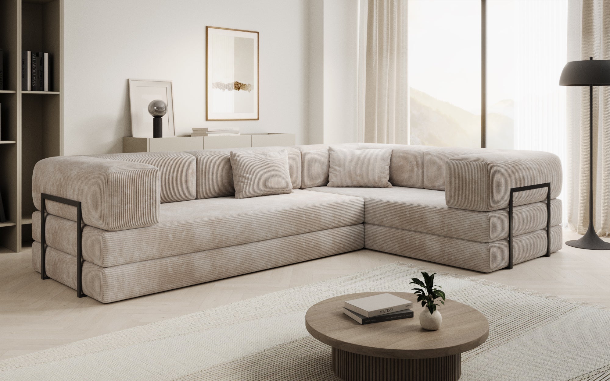 Hochwertiger Ersatzbezug für Lazy Cord Sofa: Komfortabel, Stilvoll, Langlebig in Vielen Farben