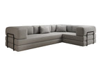 Lade das Bild in den Galerie-Viewer, Luxuriöses Bouclé L-Sofa Lazy L: Schlaffunktion, Stauraum, Komfort, Modernes Design