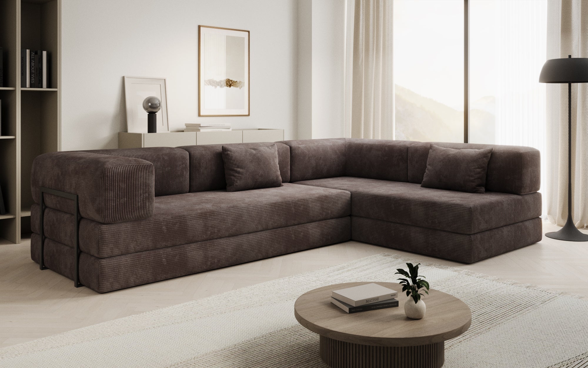 Luxuriöser Cord-Ersatzbezug für Lazy Sofa-Serie – Weich, Strapazierfähig, Stilvoll & Perfekt Passend