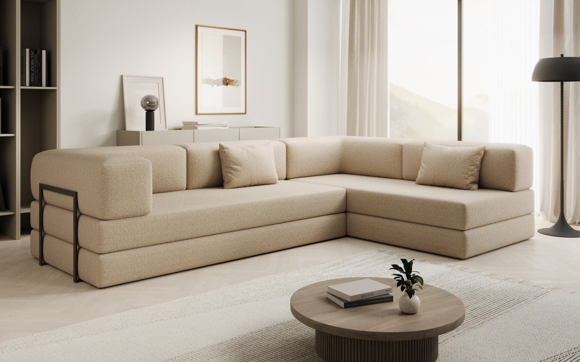 Luxuriöser Bouclé Ersatzbezug für Lazy Sofa – Stilvoller Schutz & Komfort