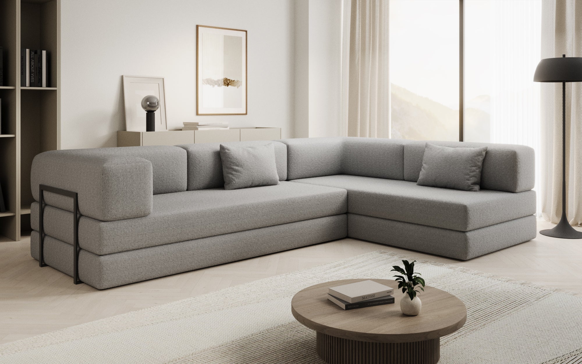Luxuriöser Bouclé Ersatzbezug für Lazy Sofa – Stilvoller Schutz & Komfort