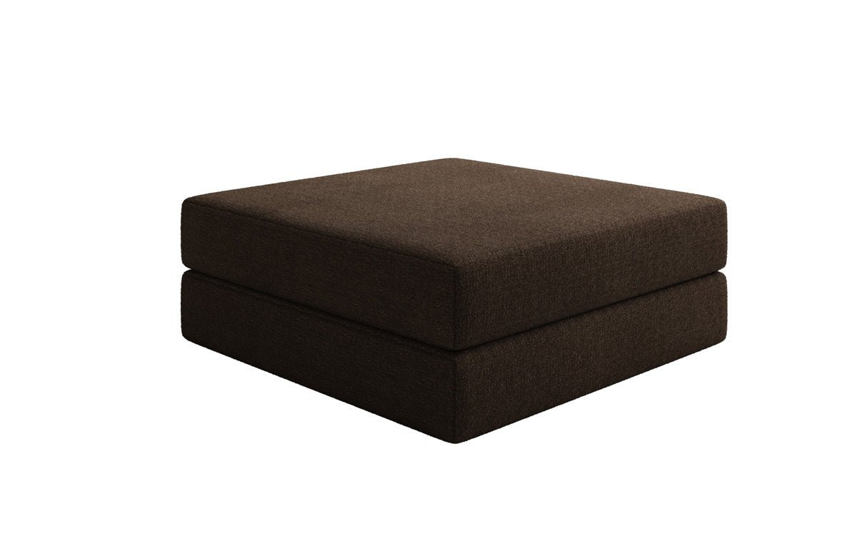 Lazy Bouclé Beistellhocker Luxus Design Gemütlicher Pouf Sitzgelegenheit Wohnzimmer Schlafzimmer Modern