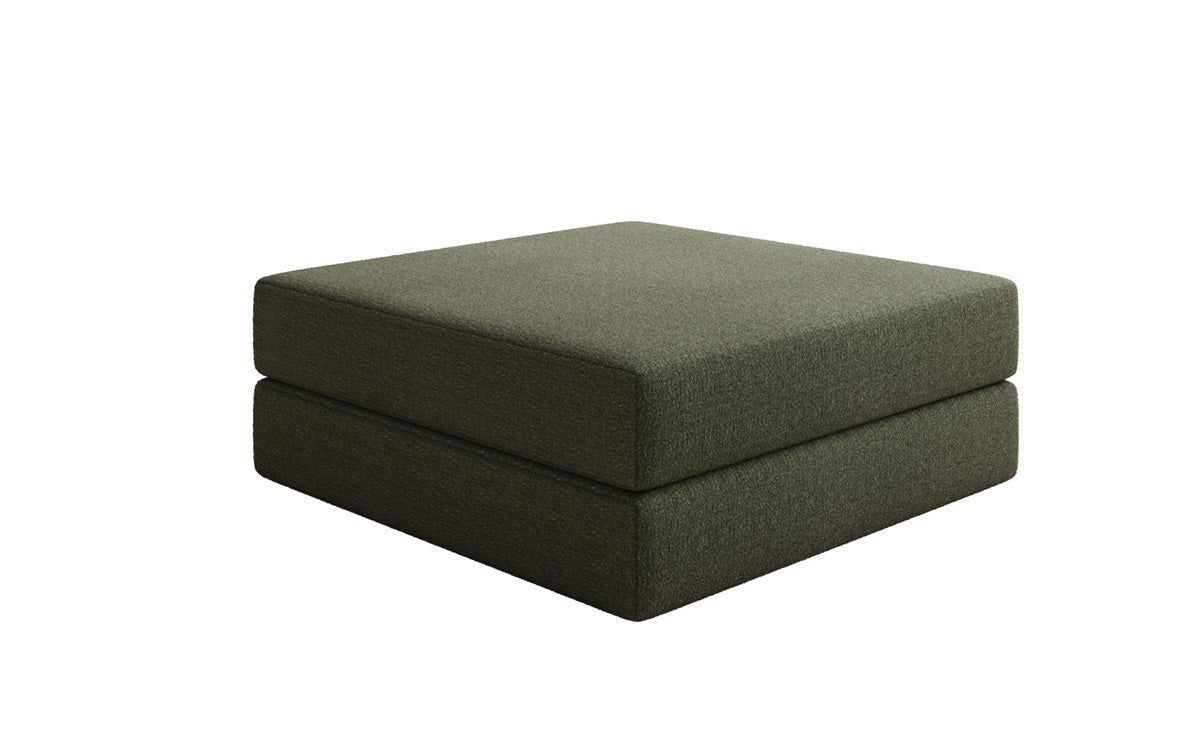 Lazy Bouclé Beistellhocker Luxus Design Gemütlicher Pouf Sitzgelegenheit Wohnzimmer Schlafzimmer Modern