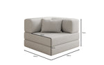Lade das Bild in den Galerie-Viewer, Gemütlicher Designer Bouclé Sofa-Sessel: Stilvoller Komfort für Ihr Zuhause