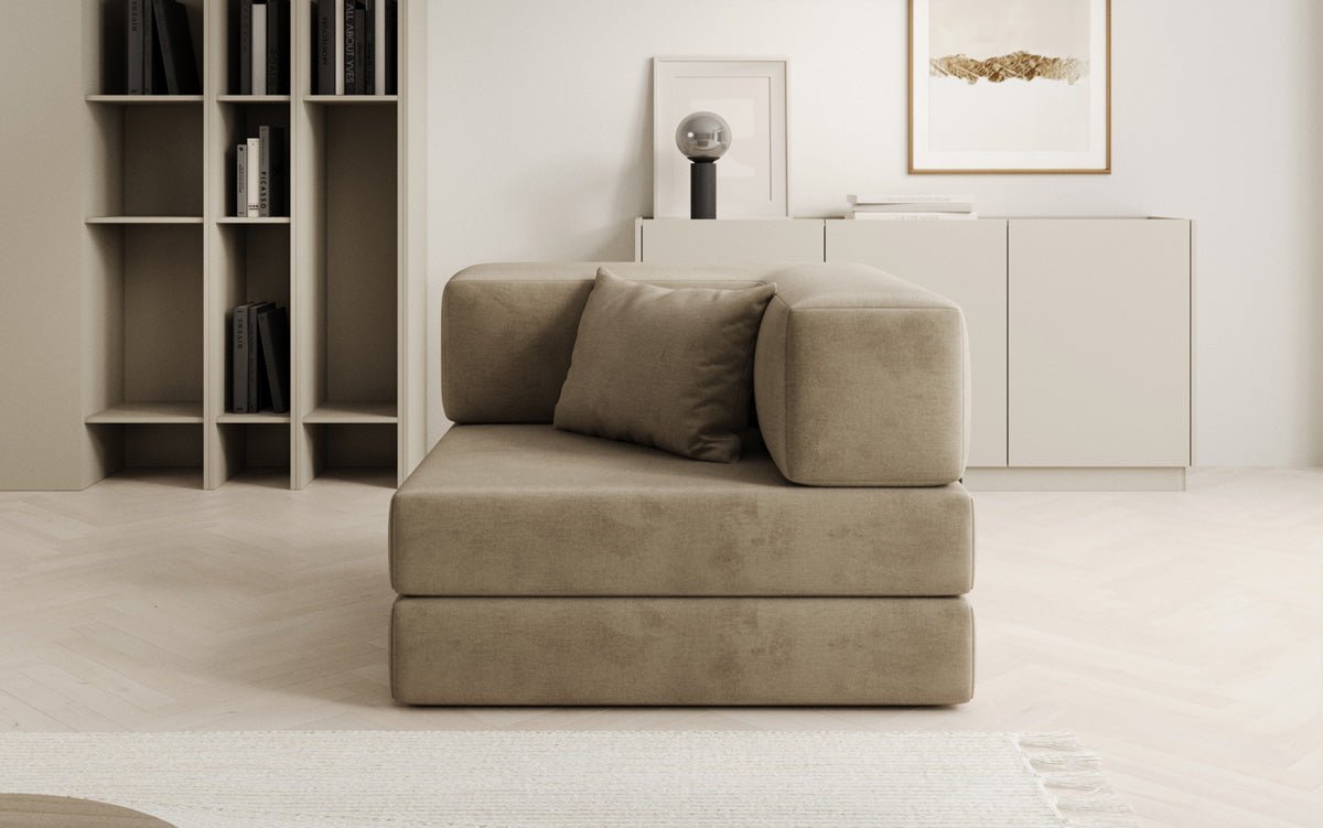 Luxuriöser Samt-Relax-Sessel: Ergonomisch, Bequem, mit Schlaffunktion und Stauraum