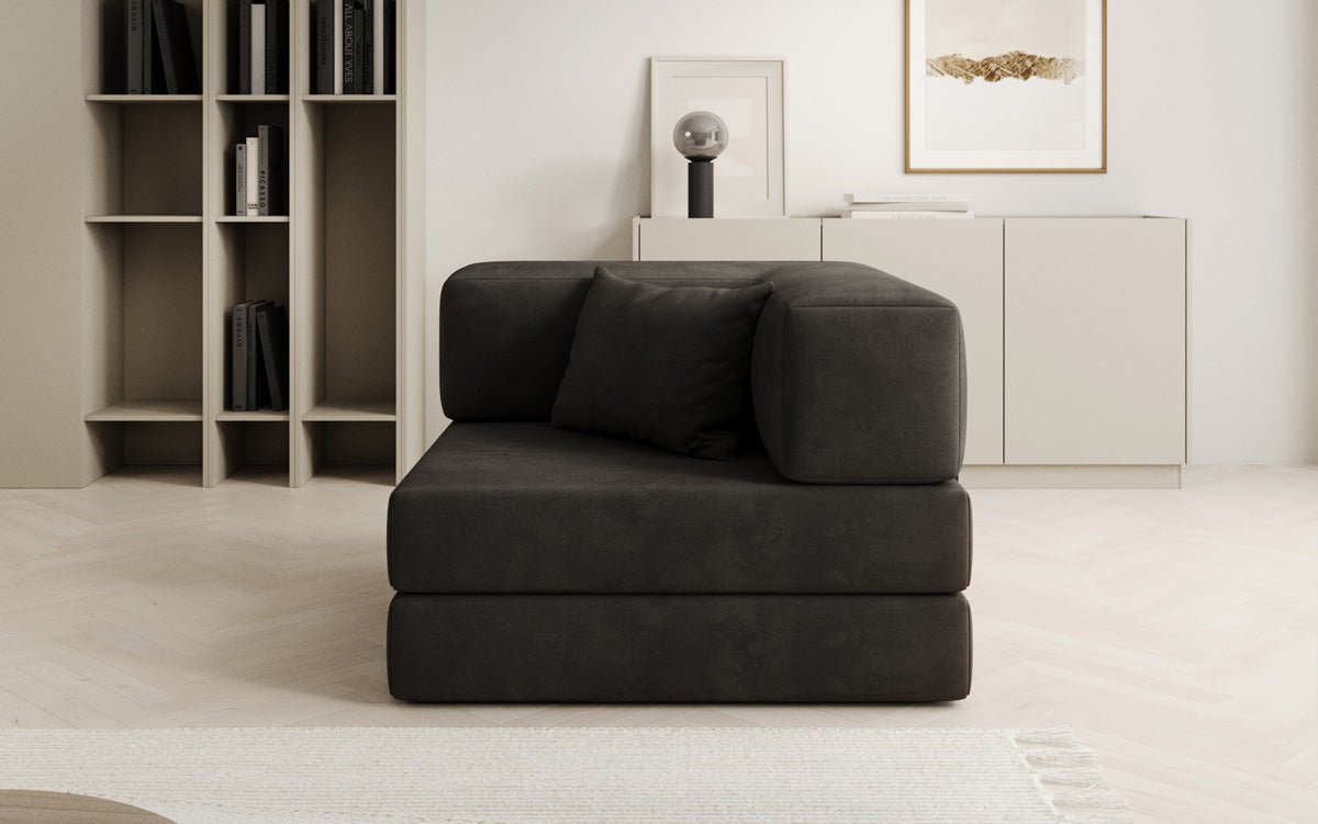 Luxuriöser Samt-Relax-Sessel: Ergonomisch, Bequem, mit Schlaffunktion und Stauraum
