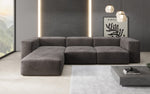Lade das Bild in den Galerie-Viewer, Luxuriöses L-Sofa Snug, Samtbezug, Modulares Ecksofa, Gemütlich & Stilvoll