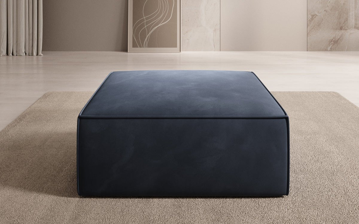 Lesley Samt Beistellhocker: Moderner, Vielseitiger Pouf für Gemütlichen Wohnkomfort, Stilvolles Design