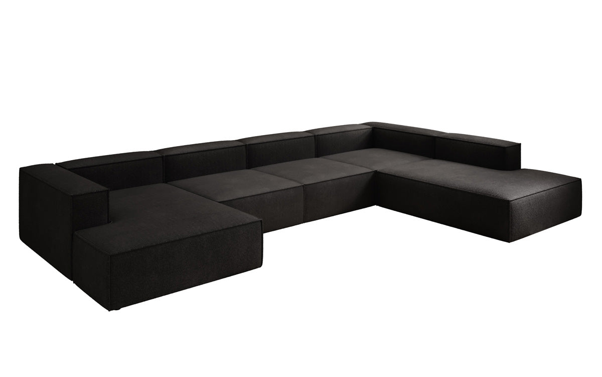 Luxuriöses XXL U-Form Designer Sofa Lesley Bouclé: Komfort & Stil für Ihr Wohnzimmer