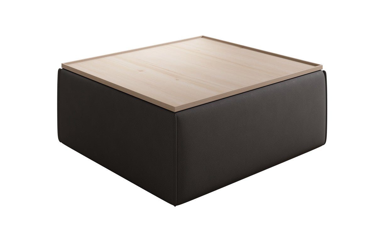 Lesley Moderner Stoff Beistellhocker Couchtisch mit Verstecktem Stauraum in Vielen Farben