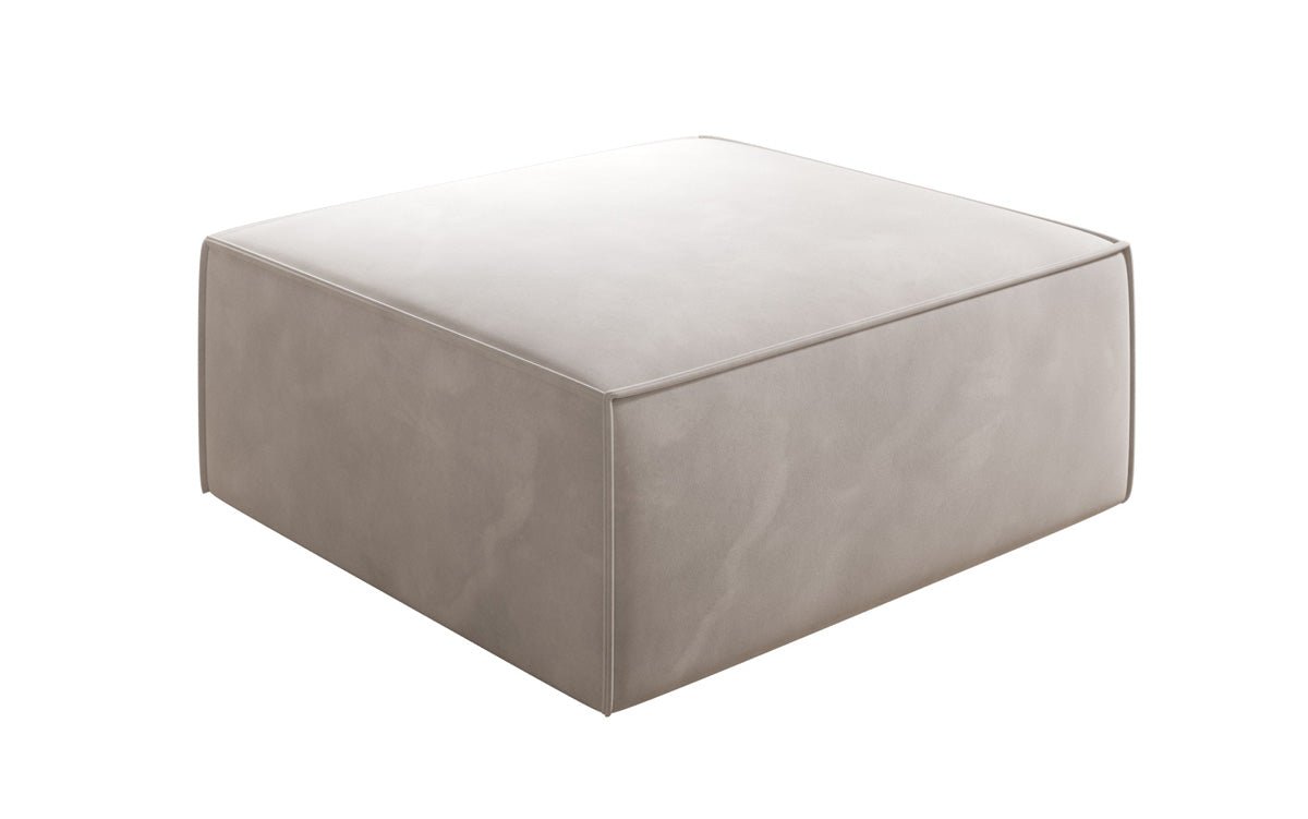 Lesley Samt Beistellhocker: Eleganter, Vielseitiger Sitzpouf für Modernes Wohnen