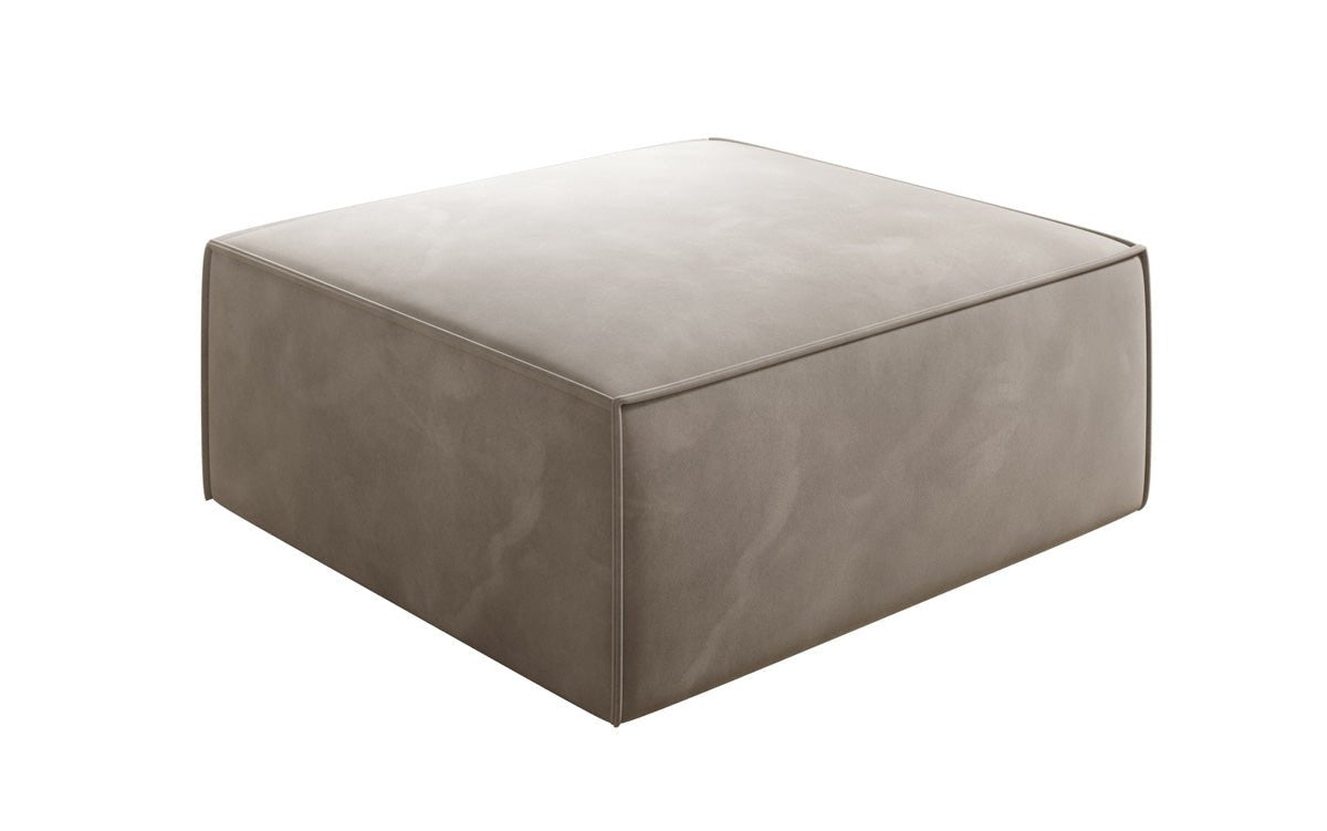 Lesley Samt Beistellhocker: Eleganter, Vielseitiger Sitzpouf für Modernes Wohnen