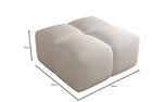 Lade das Bild in den Galerie-Viewer, Celly Samt Beistellhocker Pouf: Luxuriöser Komfort, Vielseitig & Modernes Design