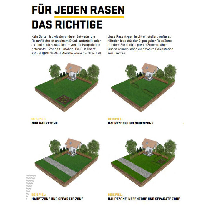CUB CADET XR5 2000 Roboter-Rasenmäher - Smart, Präzise, Vollautomatisch mit Kantenmodus