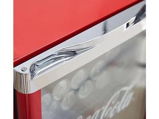 CUBES CC 165 E Coca Cola Getränkekühlschrank 48 L Rot – kompakter Kühlschrank für Getränke