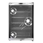 Lade das Bild in den Galerie-Viewer, CUBES HC 258 E Fußball-Getränkekühlschrank 115L Schwarz mit Glastür