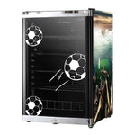 Lade das Bild in den Galerie-Viewer, CUBES HC 258 E Fußball-Getränkekühlschrank 115L Schwarz mit Glastür