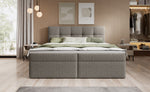 Lade das Bild in den Galerie-Viewer, Luxuriöses Boxspringbett Cozy II Bouclé mit Integriertem Stauraum und Komfort