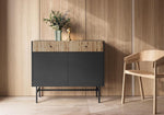 Lade das Bild in den Galerie-Viewer, Designer Kommode Valencia II: Elegante Aufbewahrung mit Türen und Schubladen