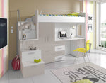 Lade das Bild in den Galerie-Viewer, Traumhaftes Kinderhochbett Dream: Sicheres, Stabiles Etagenbett für Spielen und Schlafen