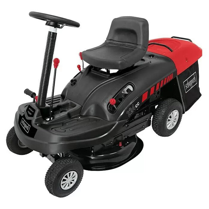 SCHEPPACH MR224-61 Aufsitzmäher Leistungsstark 6,8 PS, 61 cm Schnittbreite, 150L Fangsack