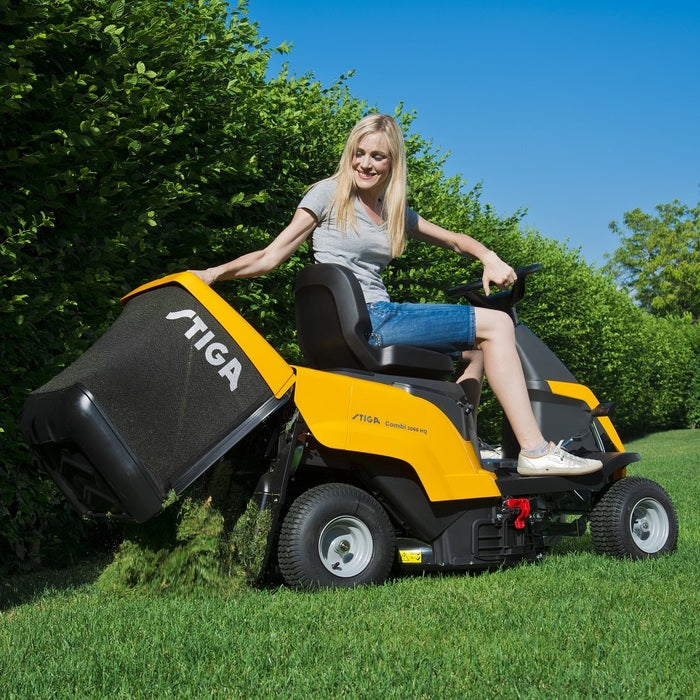 STIGA Combi 166 Essential: Kompakter Aufsitzmäher für mühelose Rasenpflege