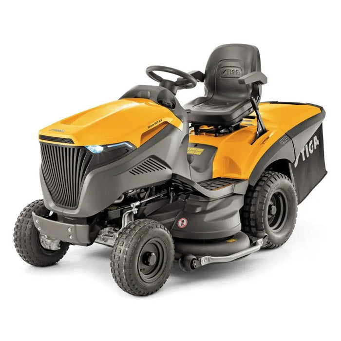 STIGA Estate 9122 WX Allrad Rasentraktor mit Honda V-Motor, 122cm Mähwerk, 360L Fangkorb