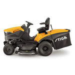 Lade das Bild in den Galerie-Viewer, STIGA Estate 9122 WX Allrad Rasentraktor mit Honda V-Motor, 122cm Mähwerk, 360L Fangkorb