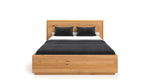 Lade das Bild in den Galerie-Viewer, Designer Holzbett Celestia aus massiver Eiche mit Stauraum