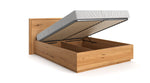Lade das Bild in den Galerie-Viewer, Designer Holzbett Celestia aus massiver Eiche mit Stauraum