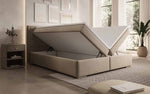 Lade das Bild in den Galerie-Viewer, Luxuriöses Athina Samt Boxspringbett mit Stauraum: Komfortables Schlafparadies Zuhause