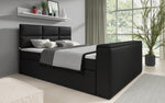 Lade das Bild in den Galerie-Viewer, Carito Boxspringbett mit TV-Lift, USB-Anschluss und Geräumigem Stauraum