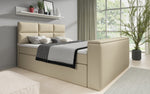 Lade das Bild in den Galerie-Viewer, Carito Boxspringbett mit TV-Lift, USB-Anschluss und Geräumigem Stauraum