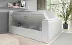 Lade das Bild in den Galerie-Viewer, Carito Boxspringbett mit TV-Lift, USB-Anschluss und Geräumigem Stauraum