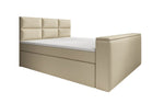 Lade das Bild in den Galerie-Viewer, Carito Boxspringbett mit TV-Lift, USB-Anschluss und Geräumigem Stauraum