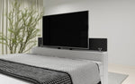 Lade das Bild in den Galerie-Viewer, Carre Boxspringbett: Integrierter TV-Lift, USB-Ladefunktion, Geräumiger Stauraum
