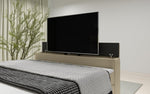 Lade das Bild in den Galerie-Viewer, Carre Boxspringbett: Integrierter TV-Lift, USB-Ladefunktion, Geräumiger Stauraum
