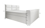 Lade das Bild in den Galerie-Viewer, Carre Boxspringbett: Integrierter TV-Lift, USB-Ladefunktion, Geräumiger Stauraum