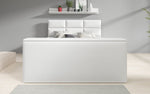 Lade das Bild in den Galerie-Viewer, Carre Boxspringbett: Integrierter TV-Lift, USB-Ladefunktion, Geräumiger Stauraum