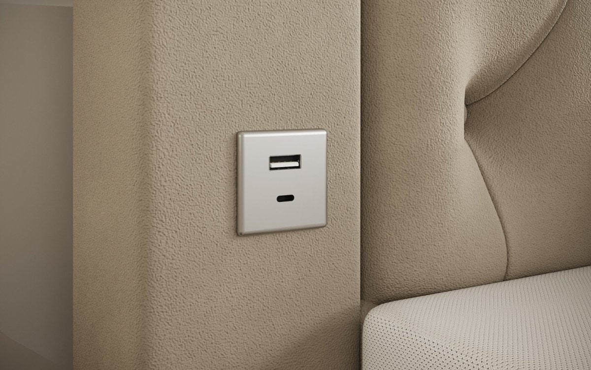 Divaneo Luxus Boxspringbett: Integrierter TV-Lift, Stauraum, Optimaler Schlafkomfort