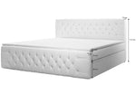 Lade das Bild in den Galerie-Viewer, Boxspringbett Julietta mit Strass und Stauraum – Luxuriöses Komfortbett für erholsamen Schlaf