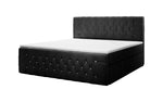 Lade das Bild in den Galerie-Viewer, Boxspringbett Julietta mit Strass und Stauraum – Luxuriöses Komfortbett für erholsamen Schlaf