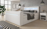 Lade das Bild in den Galerie-Viewer, Exklusives Reposito Boxspringbett: TV-Lift, USB, LED & Integrierter Stauraum