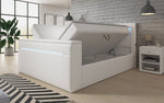 Lade das Bild in den Galerie-Viewer, Exklusives Reposito Boxspringbett: TV-Lift, USB, LED & Integrierter Stauraum