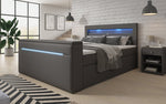 Lade das Bild in den Galerie-Viewer, Exklusives Reposito Boxspringbett: TV-Lift, USB, LED & Integrierter Stauraum