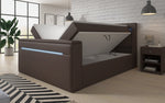 Lade das Bild in den Galerie-Viewer, Exklusives Reposito Boxspringbett: TV-Lift, USB, LED & Integrierter Stauraum