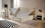 Lade das Bild in den Galerie-Viewer, Boxspringbett Sevilla: Modernes Design, LED-Beleuchtung, Integrierter Stauraum & Komfort-Matratze
